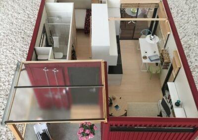Maison container sur plan Maroc